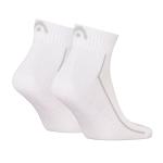 Head Tennis Performance Quarter Socks 2P White